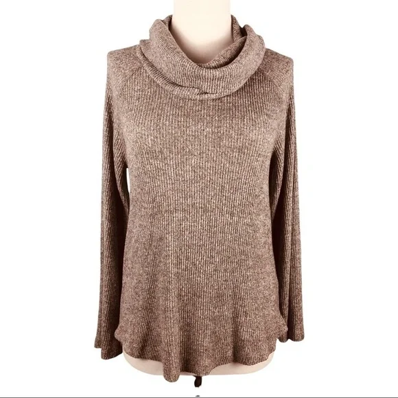 Anthropology maeve brushed cowl neck bell sleeve top - Picture 4 of 10